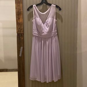 David’s Bridal Size 2 Lavender Mid Length Prom Dress